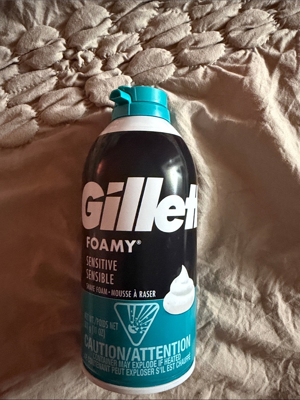 Foamy Sensitive Shave Foam - Teal & Black